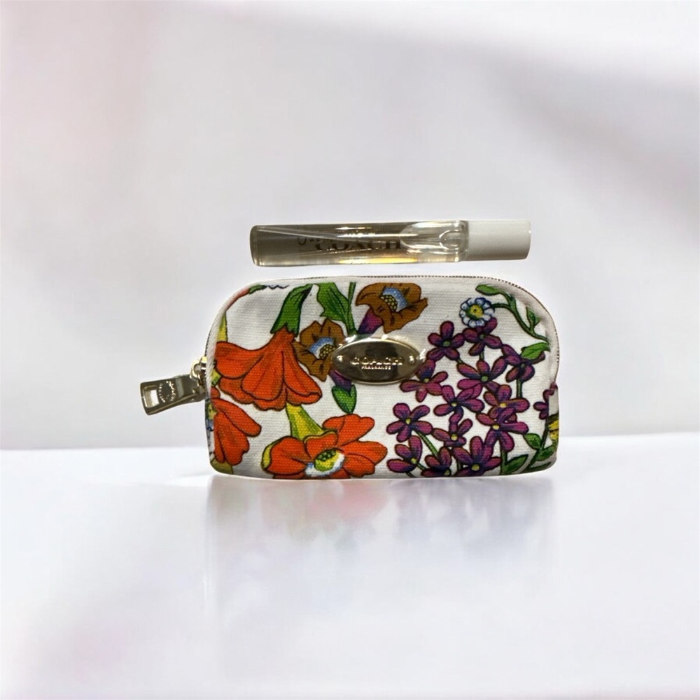 Coach Floral Pouch with Love Perfume